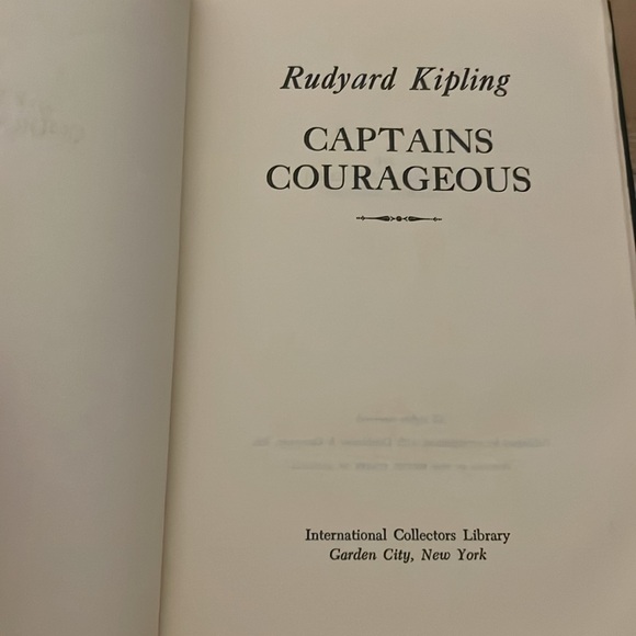 Rudyard Kipling Kim and Captains Courageous Hardcover Coffee Table Books - Picture 3 of 14